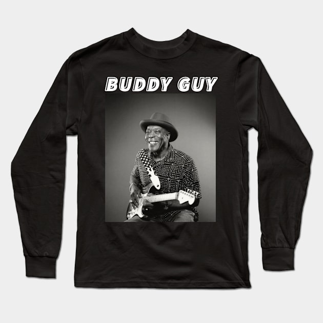 Buddy Guy Long Sleeve T-Shirt by PlokadStories